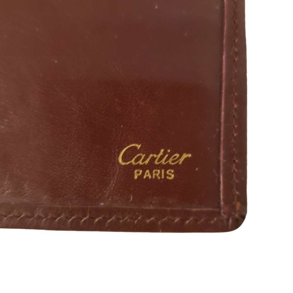 24HR SUPRISE SALE  Cartier Bifold Men's Leather Long Wallet - Picture 7 of 9
